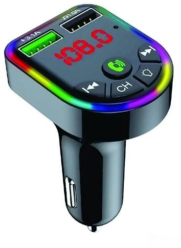 Audio oprema za auto: Gembird 3‑in‑1 CarKit FM transmiter sa handsfree funkcijom - — 3