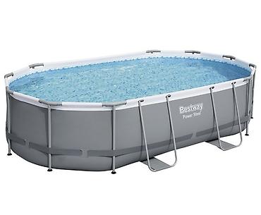 Бассейны: Каркасный бассейн Bestway 488х305х107 см Power Steel Купить в Бишкеке — 5