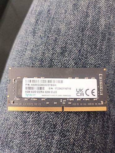 ucuz macbook pro: Operativ yaddaş (RAM) Apacer, 8 GB, 3200 Mhz, DDR4, Noutbuk üçün, Yeni — 1