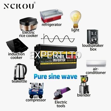 İnverterlər: Yeni Inverter, 100-300 Vt, 12 - 220 volt, Rayonlara çatdırılma — 25