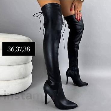 Čizme: Čizme, bоја - Crna — 2
