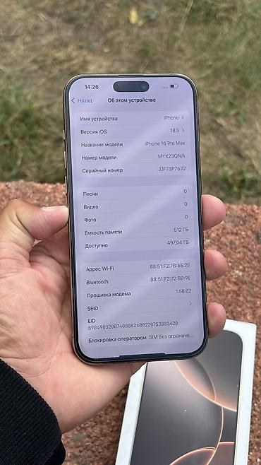 грелка электрический: IPhone 16 Pro Max, Б/у, 512 ГБ, Desert Titanium, Защитное стекло, Чехол, Коробка, 90 % — 3