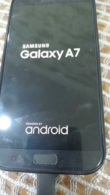 samsung galaxy a7: Samsung Galaxy A7 2017, 32 ГБ, цвет - Черный, Отпечаток пальца