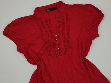spódnice w kratę czerwone: Koszulka polo, L, stan - Bardzo dobry