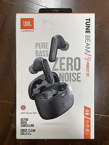 Elektronika: Yeni Simsiz (Bluetooth) Qulaqcıqlar, JBL, rəng - Qara — 2