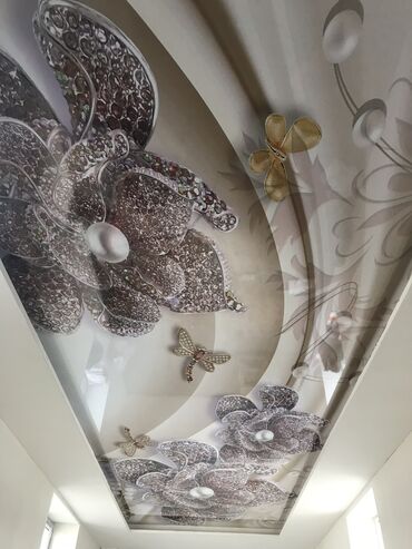 Натяжной потолок: Натяжной потолок Глянцевое, Матовое, 3D потолки Бесплатный замер — 7