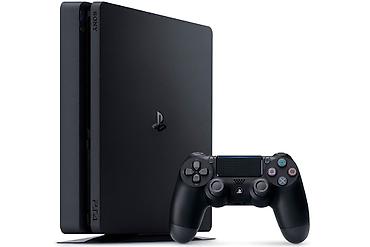 андроид 9: Sony PlayStation 4 Slim (черный) с геймпадом DualShock 4 обмен — 1