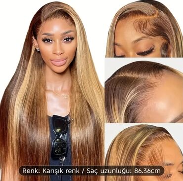 Təbii saçlar, pariklər: Parik, Təbii, Yeni — 12