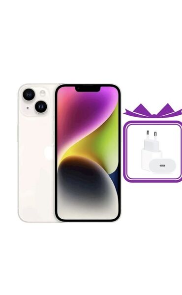 Apple iPhone: IPhone 14, Starlight, Face ID