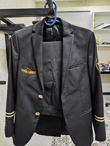 где можно продать старые вещи в бишкеке: Мужской костюм, 3XL (EU 46), Polo Ralph Lauren, Новый, цвет - Черный, Самовывоз