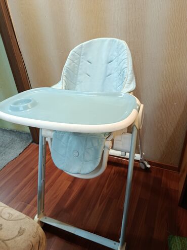 детский хадинок: Детский стульчик для кормления Happy Baby (HB) - Цвет: нежно-голубой