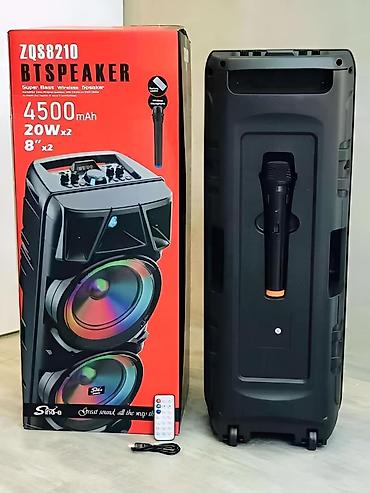колонки и микрофон: 🔥 Портативная колонка ZQS8210 BT Speaker 🎶 [ Акция 40% ] - низкие — 2