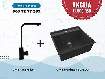 Sudopere: Granitna sudopera + slavina 💥 Veliki izbor granitnih sudopera u setu — 6