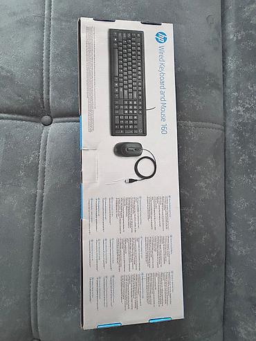 iphone x arxa: HP Wired Keyboard and Mouse 160 – simli klaviatura və siçan dəsti - — 3