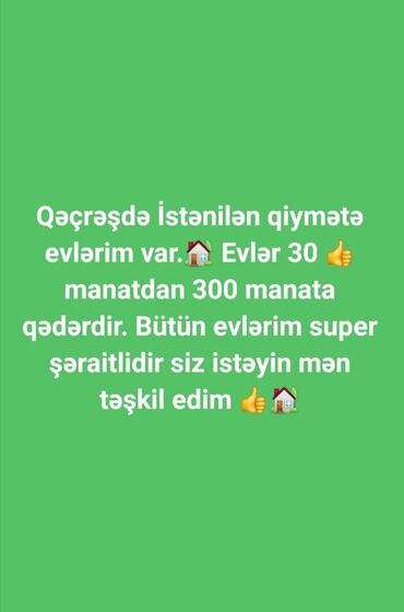 Günlük kirayə evlər: 150 kv. m, 4 otaqlı, Kombi, İşıq, Su — 10