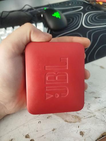 Audio: JBL GO 2 portativ Bluetooth akustika – qırmızı rəng - Kompakt kvadrat — 1