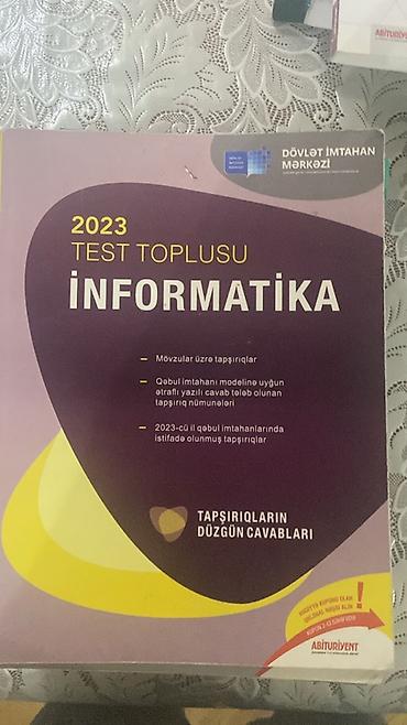 Tədris ədəbiyyatı: Dərs və imtahan hazırlığı üçün kitablar eləsi var 3,4 manat — 4