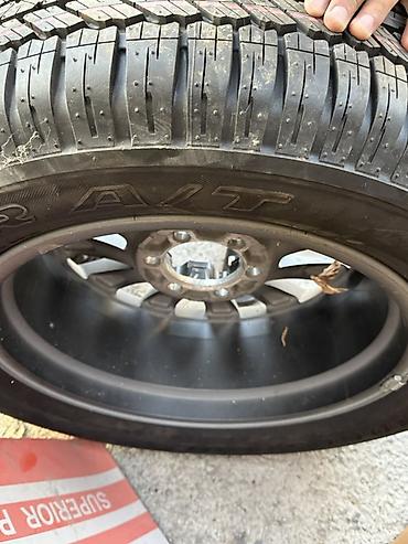 6: Колесо Bridgestone Dueler A/T на литом диске. - Размер шины 265/55 — 6