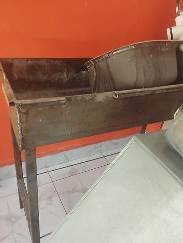 masa kafe: Peşəkar mətbəx üçün paslanmayan poladdan avadanlıqlar dəsti - — 1