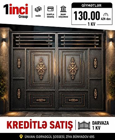 Məhsul: Dekorativ metal darvaza (1 kv) Təsvir: - Klassik naxışlı