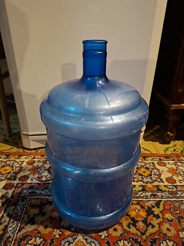 нержавеющий бак для воды: 19 litrlik su qabı satilir. - Material: qalın, mavi rəngli plastik. - — 2
