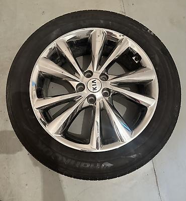 245 35 19 шина: Литой диск KIA с шиной Hankook В отличном состоянии. - Оригинальный — 2