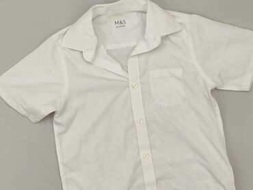 Shirts: Shirt 9 years, condition - Good, pattern - Monochromatic, color - White