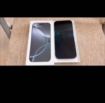 продам айфон 7 бу: IPhone 16 Pro, Колдонулган, 256 ГБ, Куту, 96 %