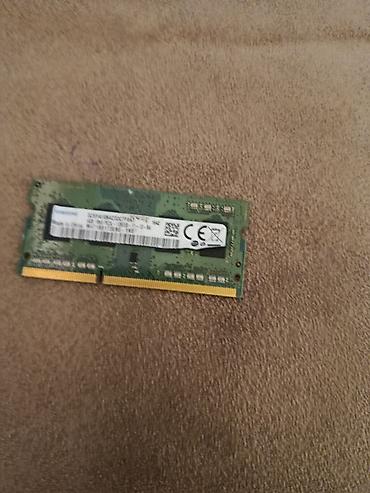 20 l su: Samsung laptop yaddaş modulu 4GB - Model: Samsung SODIMM (etiketdə — 1