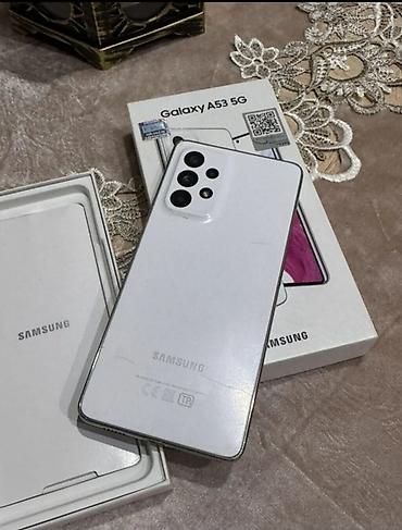 a53 plata: Samsung Galaxy A53 5G, 256 GB, rəng - Ağ, Barmaq izi — 2