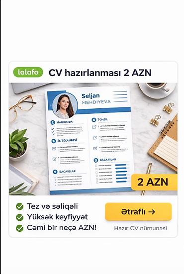 faize pul online: CV hazırlanması (ucuz və sürətli) 🔥 CV (rezume) hazırlayıram cəmi 2 — 1