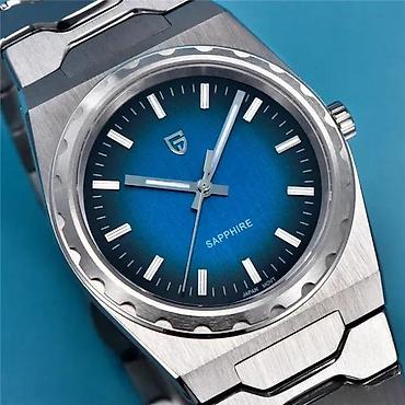 Ručni satovi: PAGANI DESIGN PD-YS020 - 37mm - Plava - Debljina : 7mm — 6