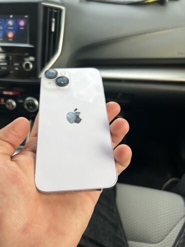 айфон 14 цена бу: IPhone 14, Колдонулган, 128 ГБ, Deep Purple, Каптама, Куту, 86 %