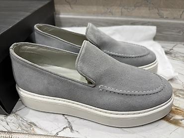 Мокасины и лоферы: Лоферы, 41.5, 42, Новый, цвет - Серый, Самовывоз, Платная доставка — 4