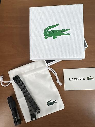с кожомкул: Идеальный подарок 🎁 Металлический браслет для часов Lacoste - — 1
