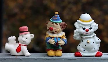 Figurice i makete: Vintage klovn figurice - kolekcije. Cena (različita) za komad 1 — 4