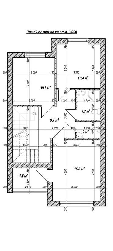 Продажа домов: Таунхаус, 175 м², 4 комнаты, ПСО (под самоотделку) — 13