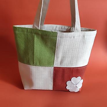 Torbe: Torba – ručni rad, patchwork dizajn Dimenzije 36 cm x 36 cm x 8 — 3