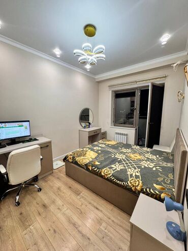 3 комнатная квартира 104 серии бишкек: 3 комнаты, 83 м², Элитка, 10 этаж, Евроремонт