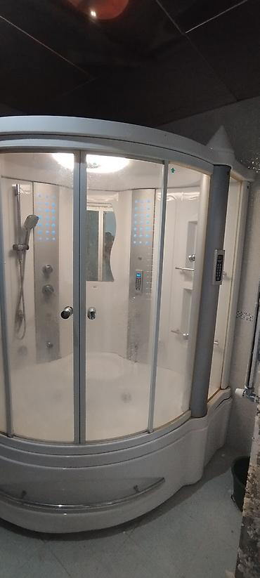 jakuzi hamam: Hidromassajlı duş kabinası və aksesuarları - Bütün funksiyaları ilə — 6