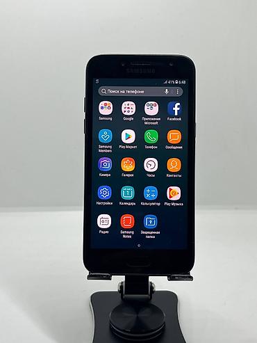 Мобильные телефоны и аксессуары: Samsung Galaxy J2 Pro 2018, Б/у, 16 ГБ, цвет - Черный, 2 SIM — 6