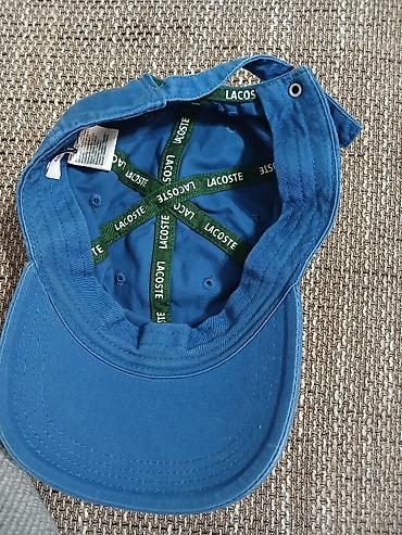 Kačketi: Kolekcija od 5 kačketa – brendirani modeli - Lacoste plavi kačket — 10