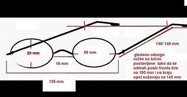 Naočare: Fielmann TITANIJUM dioptrijski polu ram ORIGINAL. Germany. ORIGINAL — 9