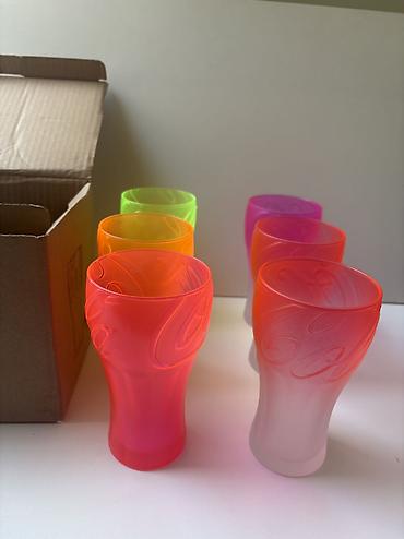 stəkanlar: Stəkanlar, rəng - Narıncı, Şüşə, 6 ədədli dəst, 500 ml — 5