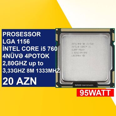 proçessor: Prosessor Intel Core i5 İntel Core i5 760