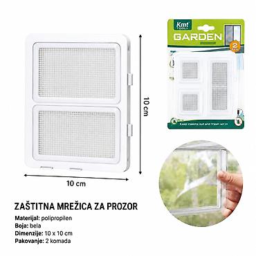 KMT Mreža za prozor statičke nalepnice beli 5200629 Praktična