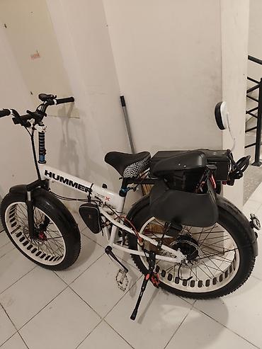 elekdirikli sukuter: Elektrik fatbike velosiped – HUMMER brendli qatlanan karkaslı model — 3