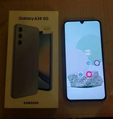 a34 samsung qiymeti: Samsung Galaxy A34 5G, 128 GB, rəng - Bənövşəyi, İki sim kartlı