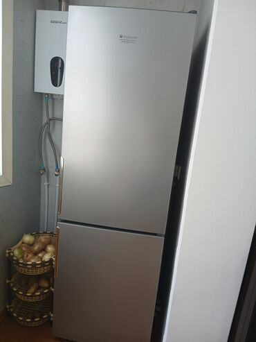 Техника для напитков: Б/у 2 двери Hotpoint Ariston Холодильник Продажа, цвет - Серый