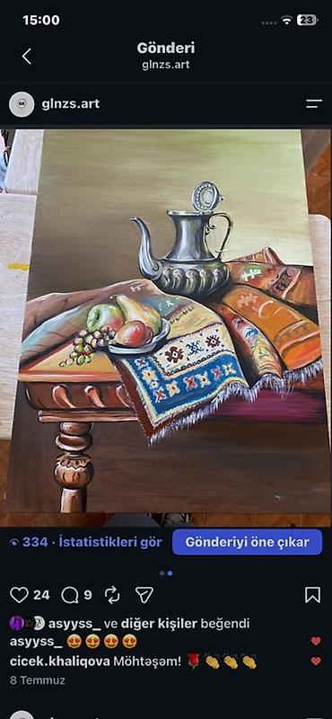07 sekili: Kətan üzərində şəkillərin sifarişi ucuz qiymətə sifarişlər. Portret də — 2